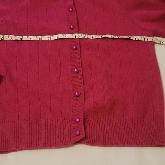 Vintage Adele Joyce lambwood /angora cardigan size large. - Picture 6 of 9